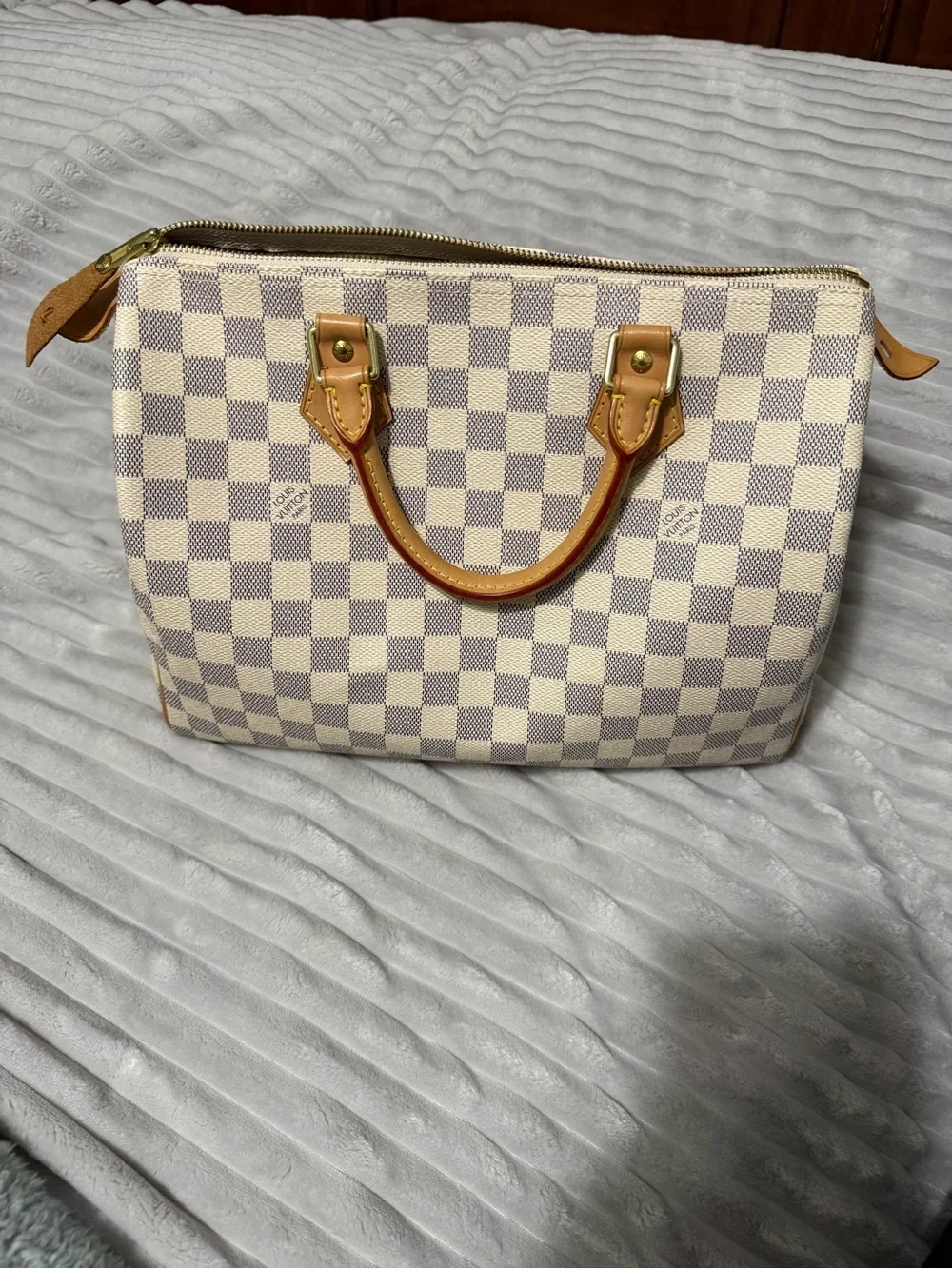 🎉SOLD🎉 Louis Vuitton Speedy 30 in Damier Azur - Picture 15 of 15